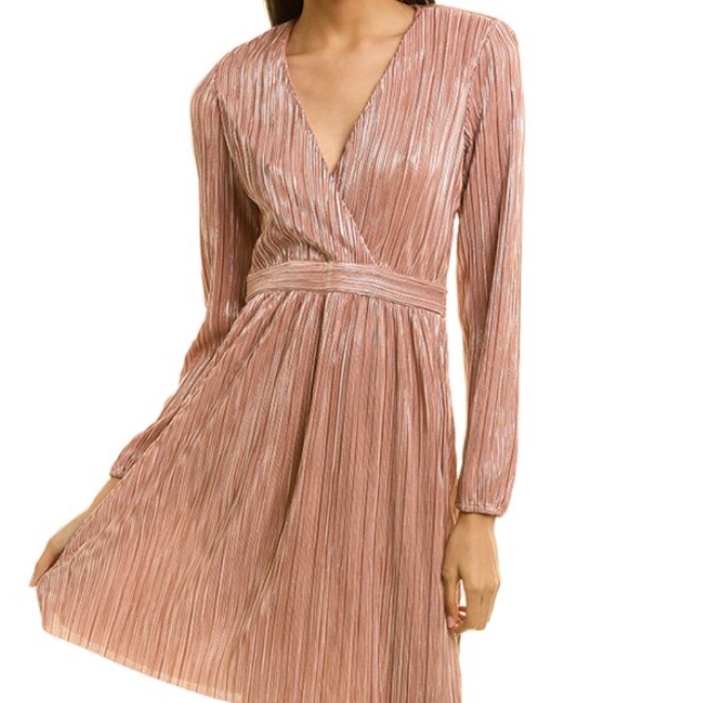 NWT Maje Rixo Midi Lurex Dress